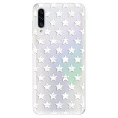 iSaprio Silikónové puzdro - Stars Pattern - white pre Samsung Galaxy A30s