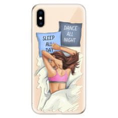 iSaprio Silikónové puzdro - Dance and Sleep pre Apple iPhone XS