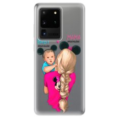 iSaprio Silikónové puzdro - Mama Mouse Blonde and Boy pre Samsung Galaxy S20 Ultra