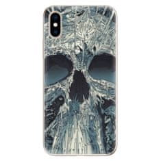 iSaprio Silikónové puzdro - Abstract Skull pre Apple iPhone XS