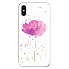 iSaprio Silikónové puzdro - Poppies pre Apple iPhone XS