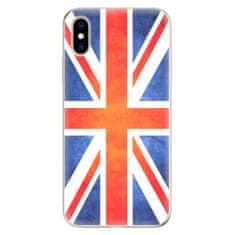 iSaprio Silikónové puzdro - UK Flag pre Apple iPhone XS