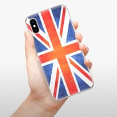 iSaprio Silikónové puzdro - UK Flag pre Apple iPhone XS