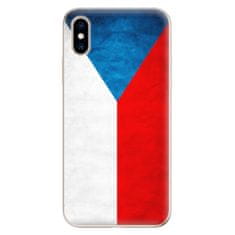 iSaprio Silikónové puzdro - Czech Flag pre Apple iPhone XS