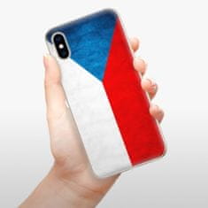 iSaprio Silikónové puzdro - Czech Flag pre Apple iPhone XS