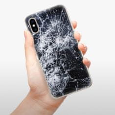 iSaprio Silikónové puzdro - Cracked pre Apple iPhone XS