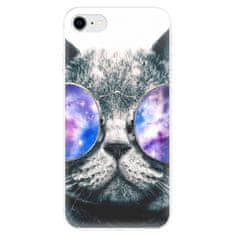 iSaprio Silikónové puzdro - Galaxy Cat pre Apple iPhone SE 2020