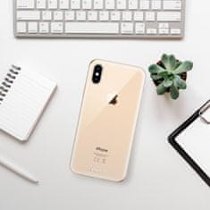 iSaprio Silikónové puzdro - 4Pure - čirý bez potisku pre Apple iPhone XS