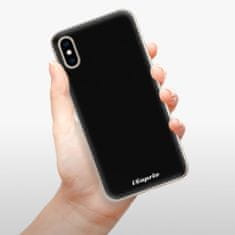 iSaprio Silikónové puzdro - 4Pure - černý pre Apple iPhone XS