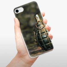 iSaprio Silikónové puzdro - Grenade pre Apple iPhone SE 2020