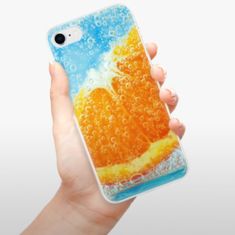 iSaprio Silikónové puzdro - Orange Water pre Apple iPhone SE 2020