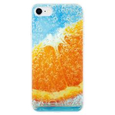 iSaprio Silikónové puzdro - Orange Water pre Apple iPhone SE 2020