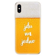 iSaprio Silikónové puzdro - Jdu na jedno pre Apple iPhone XS