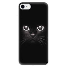 iSaprio Silikónové puzdro - Black Cat pre Apple iPhone SE 2020