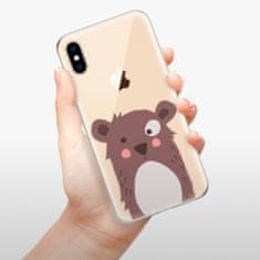 iSaprio Silikónové puzdro - Brown Bear pre Apple iPhone XS