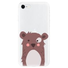 iSaprio Silikónové puzdro - Brown Bear pre Apple iPhone SE 2020