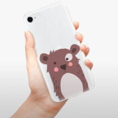 iSaprio Silikónové puzdro - Brown Bear pre Apple iPhone SE 2020