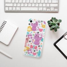 iSaprio Silikónové puzdro - Cat pattern 01 pre Apple iPhone SE 2020