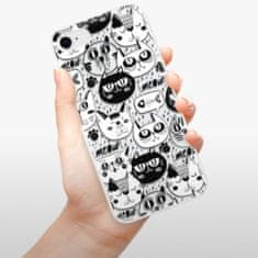 iSaprio Silikónové puzdro - Cat pattern 03 pre Apple iPhone SE 2020