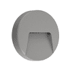 LED prisadené svietidlo SLIM 3W/230V/3000K/200Lm/55°/IP65/IK08, kruhové šedé