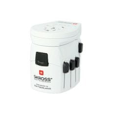 Skross Cestovný adaptér PA41 PRE World & USB 100V-250V/6,3A/1575W