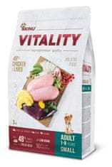 VITALITY dog adult small chicken & liver 3 kg