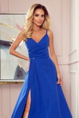 Numoco Dámske šaty 299-3 Chiara, kráľovská modrá, L