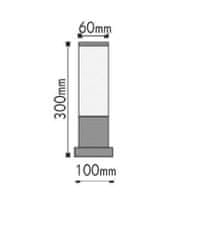 ACA Lightning Záhradné svietidlo LOOP BT1003BH030 max. 40W/E27/IP45