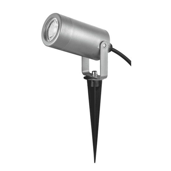 ACA Lightning Záhradný reflektor SL7030G max. 3W LED/GU10/230V/IP65, šedý