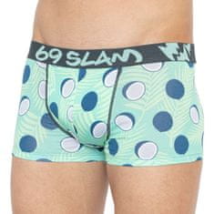 69 SLAM Pánske boxerky hip bamboo coco blue - veľkosť M