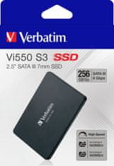 VERBATIM Vi550 S3 SSD, 2.5" - 256GB (49351)