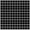 Mozaika H37 sklenená čierna antracit 29,7x29,7cm sklo