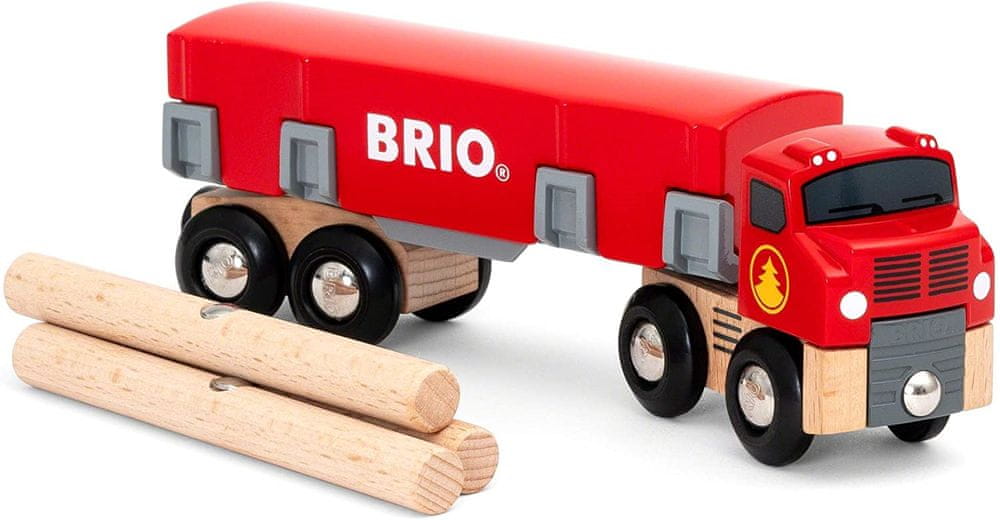 Brio WORLD 33657 Ťahač s drevom