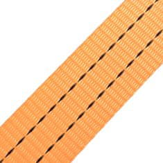 Vidaxl Upínacie popruhy s račňou 4 ks, 1 tona, 6mx38mm, oranžové