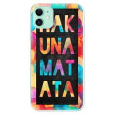 iSaprio Silikónové puzdro - Hakuna Matata 01 pre Apple iPhone 11