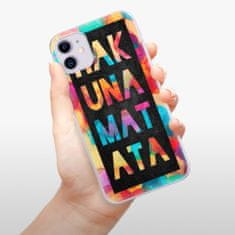 iSaprio Silikónové puzdro - Hakuna Matata 01 pre Apple iPhone 11