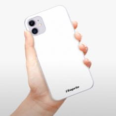 iSaprio Silikónové puzdro - 4Pure - bílý pre Apple iPhone 11