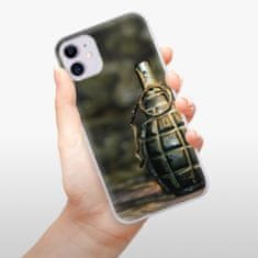 iSaprio Silikónové puzdro - Grenade pre Apple iPhone 11