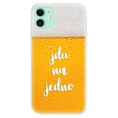 iSaprio Silikónové puzdro - Jdu na jedno pre Apple iPhone 11