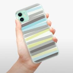 iSaprio Silikónové puzdro - Stripes pre Apple iPhone 11