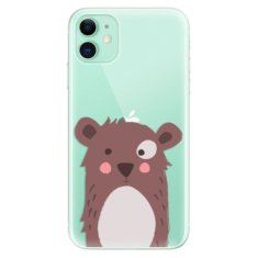 iSaprio Silikónové puzdro - Brown Bear pre Apple iPhone 11