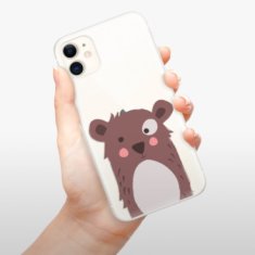 iSaprio Silikónové puzdro - Brown Bear pre Apple iPhone 11