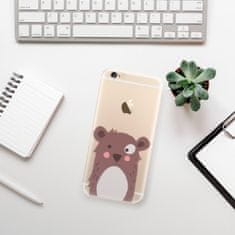 iSaprio Silikónové puzdro - Brown Bear pre Apple iPhone 6