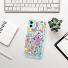 iSaprio Silikónové puzdro - Cat pattern 01 pre Apple iPhone 11