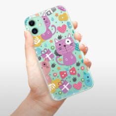 iSaprio Silikónové puzdro - Cat pattern 01 pre Apple iPhone 11