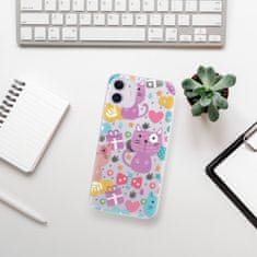 iSaprio Silikónové puzdro - Cat pattern 01 pre Apple iPhone 11