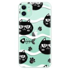 iSaprio Silikónové puzdro - Cat pattern 04 pre Apple iPhone 11