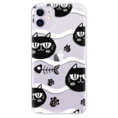 iSaprio Silikónové puzdro - Cat pattern 04 pre Apple iPhone 11