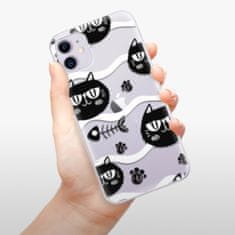 iSaprio Silikónové puzdro - Cat pattern 04 pre Apple iPhone 11