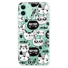 iSaprio Silikónové puzdro - Cat pattern 03 pre Apple iPhone 11